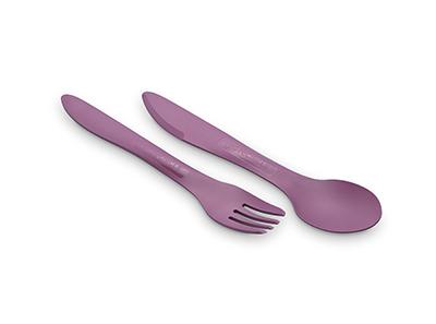 ACQUISTO reCIRCLE Set Spife - Forchetta aubergine